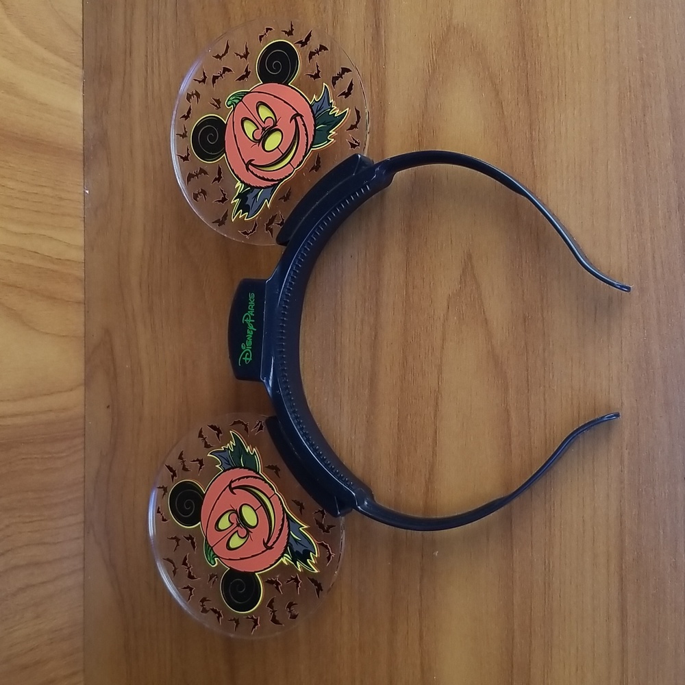 Halloween time Mickey pumpkin ears